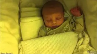 Raspberry Pi Camera time lapse of baby sleeping in a Moses basket