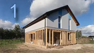 Building a Wooden House Komfort 151A - Ibudhaus - Opole. Part 1: Assembly of the wooden frame