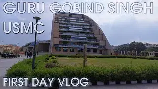My first vlog in college || GGSIPU || UNIVERSITY SCHOOL OF MASS COMMUNICATION || vlog1