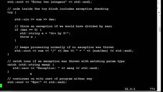 Exceptions, exception handling, and assertions in C++