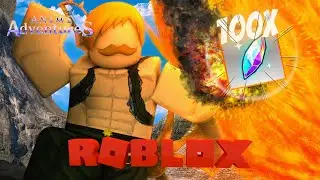 TEORI MENCOBA PAY 2 WIN 100 REROLL TOKEN BUAT ESCANOR ! - Anime Adventures Roblox Indonesia
