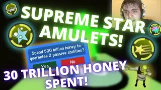 So I spent my life savings [30T]  on Supreme Star Amulets... What did I get?   (Bee Swarm Simulator)
