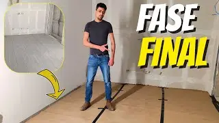 PISO FINAL e PREPARAÇÃO da SALA para ACABAMENTO DE DRYWALL