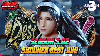 Tekken 8 Season 3 – SHOUNEN High Level JUN Is Unstoppable Gameplay!