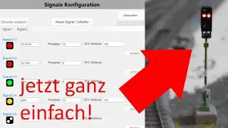 Modellbahn Signale mit PC einstellen - Signaldecoder Eigenbau