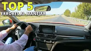 TOP 5 ERRORES AL MANEJAR | Velocidad Total