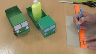 We make a truck frame out of cardboard