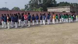 PARADE PRACTICE TIME AT SISTER NIVEDITA PUBLIC SCHOOL-12/01/23 (Vivekanagar, jhaljhalia, Malda)