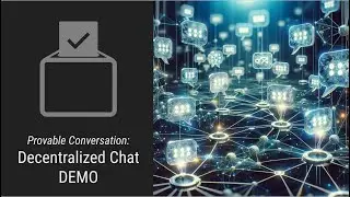 Provable Conversations: decentralized chat as a layer 2 protocol piggybacking on a blockchain