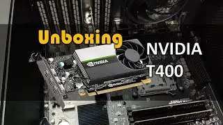 NVIDIA T400  4GB GDDR6 384 CUDA Cores Graphic Card Unboxing