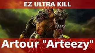 Dota 2 Arteezy EZ ULTRA KILL - Dota 2 Gameplay