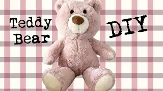 Teddy Bear DIY  Tutorial | Hand/Machine Sewing | Beginners | with Pattern & Written Instructions