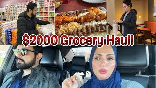 $2000 Grocery Haul for 3 Months | Family Shopping Vlog🛒💰