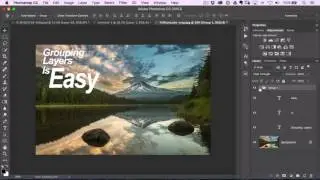 60 Second Photoshop Tips - Grouping Layers (#20)
