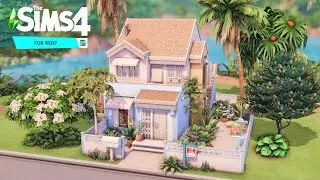 Pastel Duplex Rental🌸🌴- The Sims 4 For Rent Speed Build