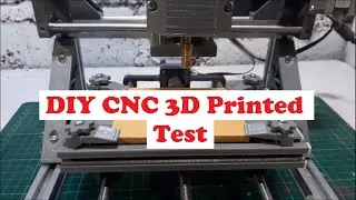 DIY 3D Printed CNC Test (CNC dari 3D Printer tes)
