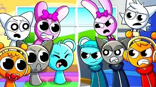 SPRUNKI: BABIES vs. ALL GROWN UP! (Cartoon Animation)
