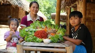 A Single Mom's Year in the Woods | Cooking Delicious, Nutritious Meals for Hieu and Thu