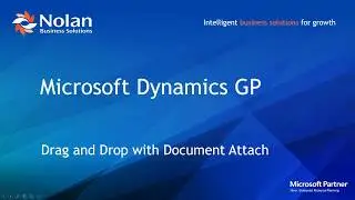 Microsoft Dynamics GP - Drag and Drop Purchase and Sales