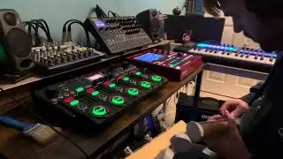 Jamuary day 31 - final jam RC505, MPC, SH4d, guitar and bass