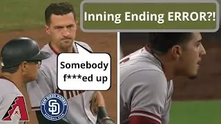 Inning Ending ERROR Ends Comeback breakdown - D'backs at Padres 6/25/2021