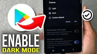 How to Enable Dark Mode in Google Play Store - 2025