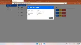 View Data Dengan PHP dan MYSQLI Via Modal Bootstrap 5