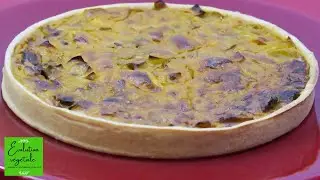 QUICHE AUX POIREAUX, CURRY, TOFU SOYEUX (RECETTE VEGAN)