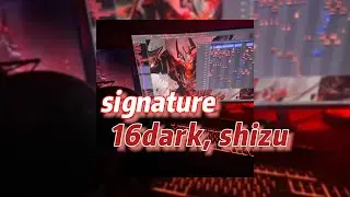 signature - 16dark, shizu (текст песни)