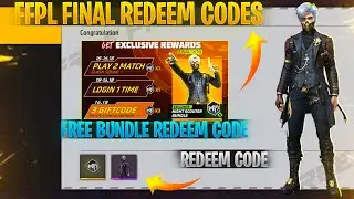 FFPL Final Redeem Code Free Fire | FFPL Final Emote Redeem Code | FFPL Final Bundle Redeem Code