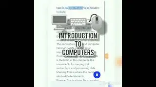 Basics Of Computer | What is Computer? | Basic Computer Knowledge | Parts of Computer | Computer