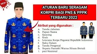 Official ‼️ Latest KORPRI Uniform Rules for Civil Servants & PPPK 2022 - Don't Make a Mistake!!