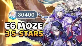I Spend 190 Pulls for E6 Moze and 3 Five-stars | Honkai: Star Rail