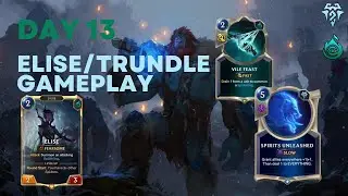 Spirts Unleashed OP??? | Elise/Trundle Gameplay | Legends of Runeterra