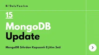 MongoDB Dersleri -15- Update - $set