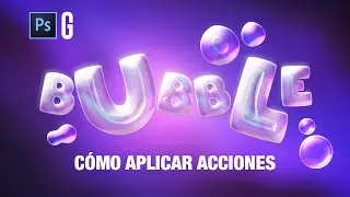 Photoshop Tutorial | Cómo Aplicar Acciones a un Texto | How to Apply Actions to a Text