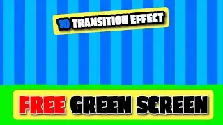 🆓 Free Green Screen 🟢 Chroma key 🟦 Blue stripes transition Effect ❌ NO COPYRIGHT ©️ 2024