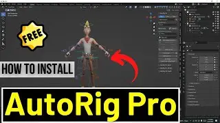 how to install auto rig pro in blender || blender tutorial