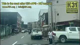 Before and After video of road built using military-grade K31-APS