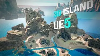 3D Island - Unreal Engine 5 [First Project]
