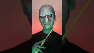 HALLOWEEN TRANSFORMATION into Voldemort! #harrypotter #makeuptransformation