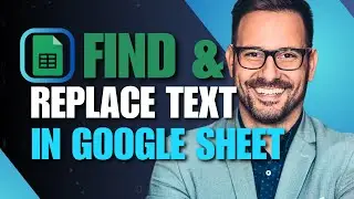 How to find and replace text in Google Sheets