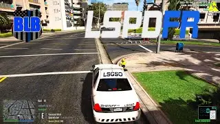 GTA LSPDFR Online - FiveM Blue Line Brotherhood (City Patrol) #2