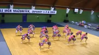 JK Dance team MČR Mažoretek Jaroměř 2013