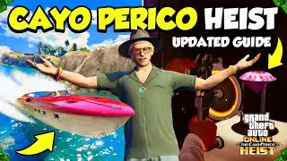 *UPDATED 2024* GTA 5 Online SOLO ELITE Cayo Perico Heist Guide! (Setups + Stealth ELITE Finale)