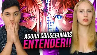 REACT EM CASAL - Ruby e Aqua Hoshino (Oshi No Ko) | Legado de Amor | VZ Raps feat.