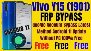 Vivo Y15 (1901) Frp Bypass ll Google Account Bypass Android 11 Update Without PC 100% Free