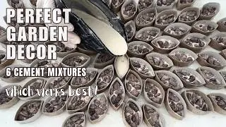 How to Mix White Cement for Garden 🍃 Decor DIY Projects