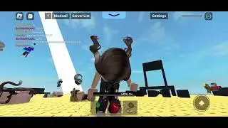 Playing Roblox when the with my GRANDMA!