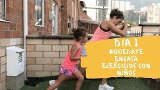 #quedateencasa Rutina ejercicio en casa con niños